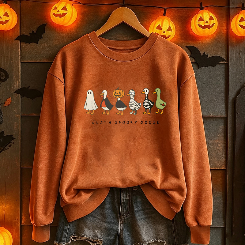 Halloween Funny Goose  Sweatshirt