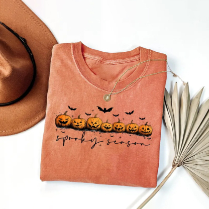 Spooky Season Pumpkins Halloween T-shirt