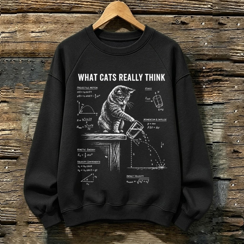 What Cats Really Think Sweatshirt