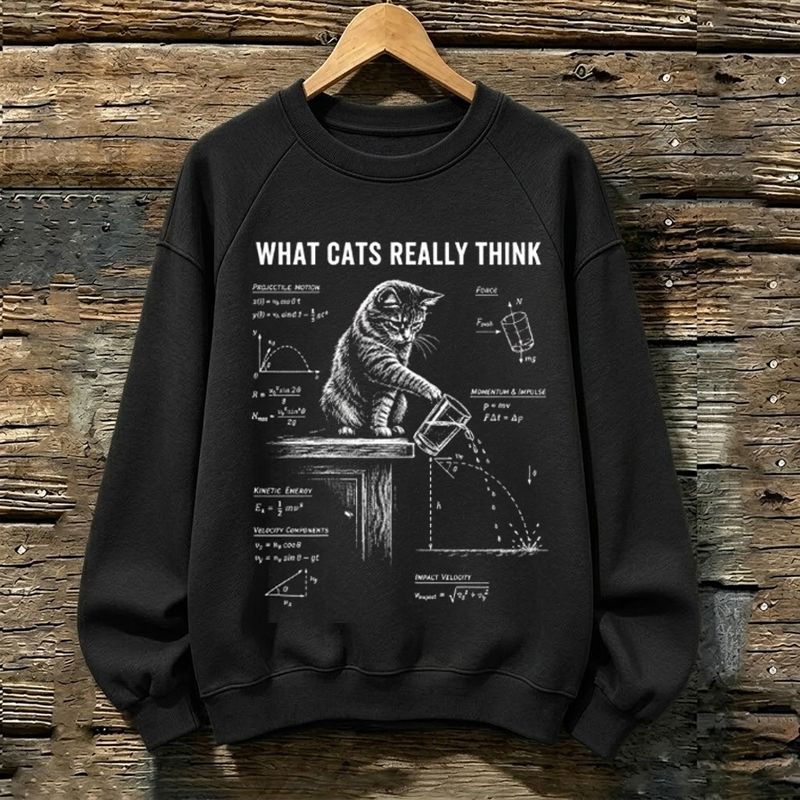 What Cats Really Think Sweatshirt
