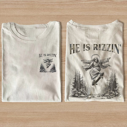 Funny Jesus Skateboarding T-shirt