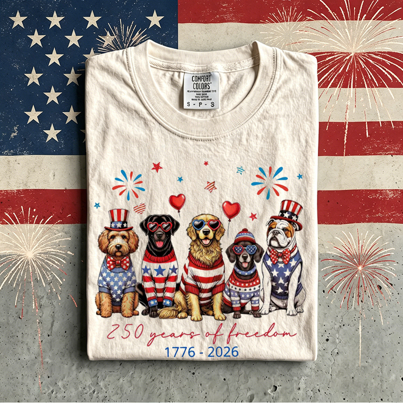 1776 2026 Land Of The Free Patriotic T-shirt