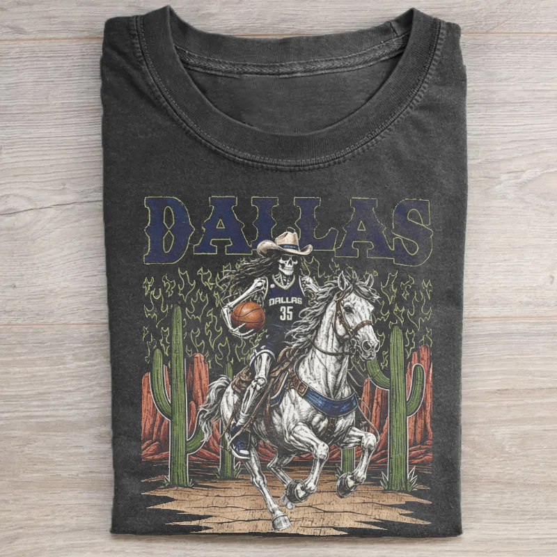 Dallas Basketball Vintage T-Shirt