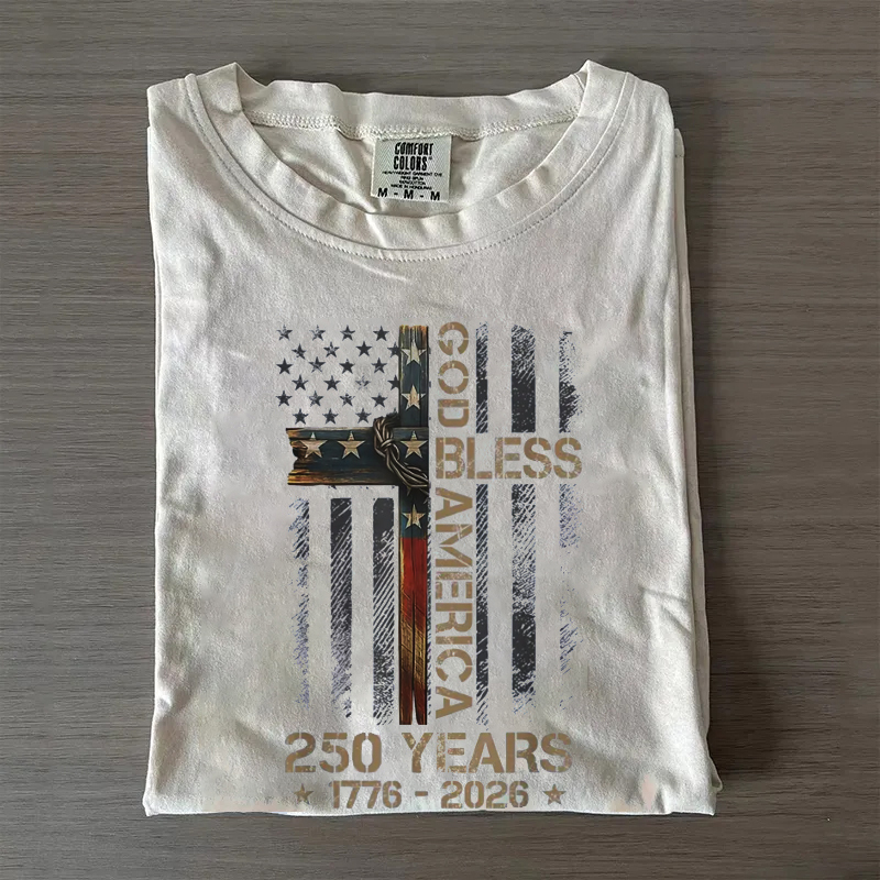 1776 2026 Land Of The Free Patriotic T-shirt