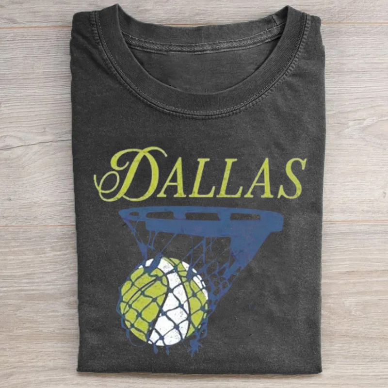 Dallas Basketball Vintage T-Shirt