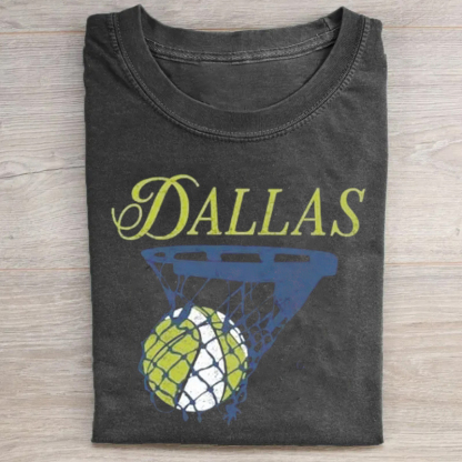 Dallas Basketball Vintage T-Shirt