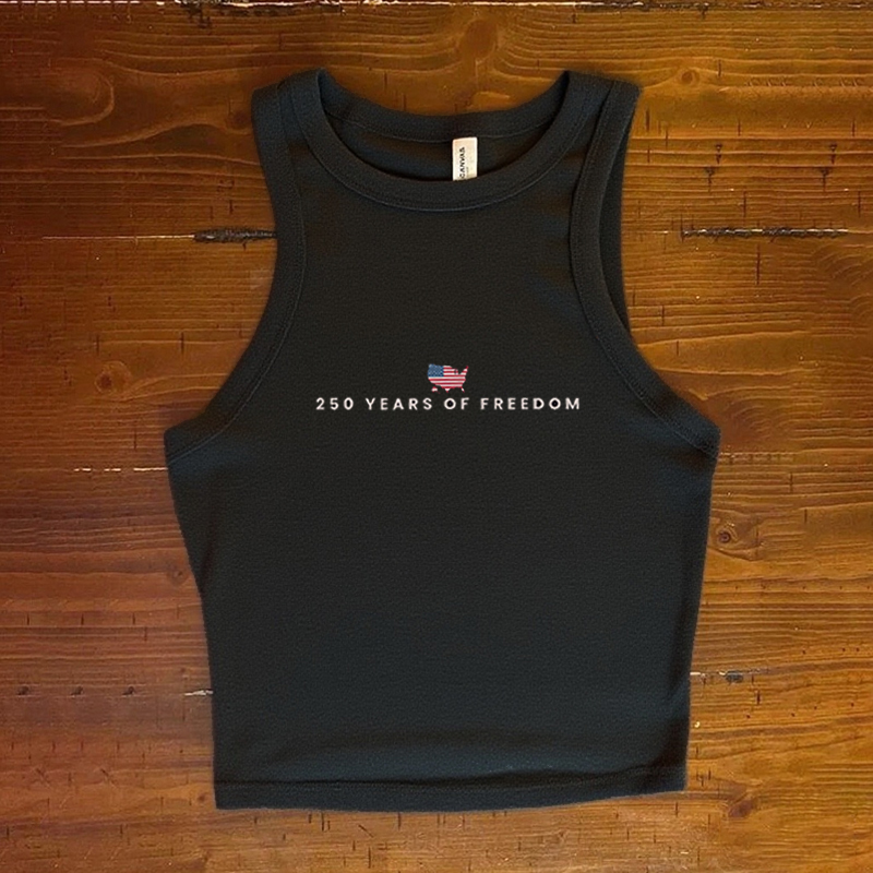 1776 2026 Land Of The Free Patriotic Tank Top