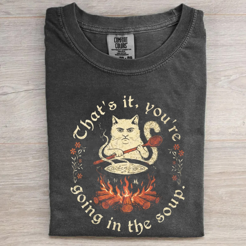 Weird Medieval Cat T-shirt
