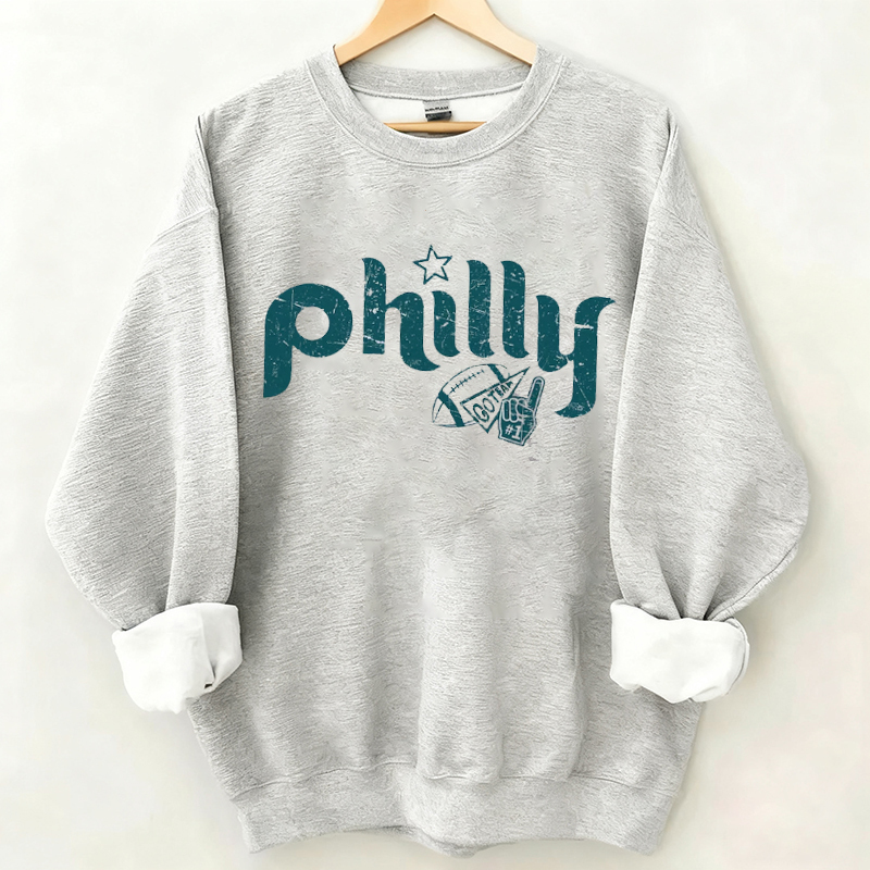 Philadelphia Retro Football Sweatshirt