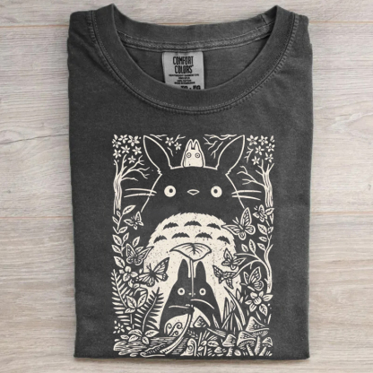 Vintage Cartoon Totoro T-shirt