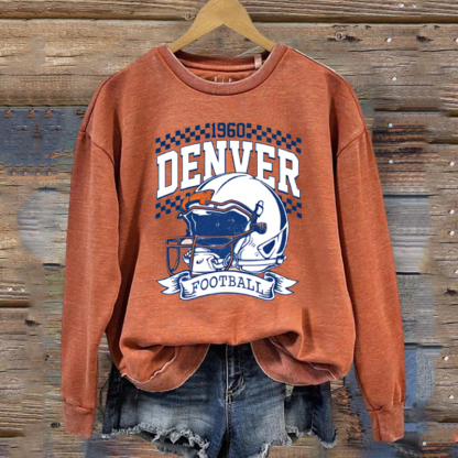 Retro Denver Football Sweatshirt