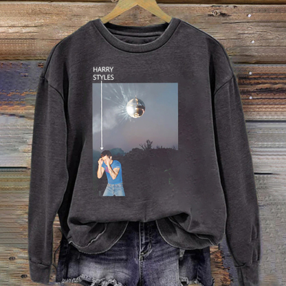 Retro Pop Concert Fan Disco Inspired Sweatshirt