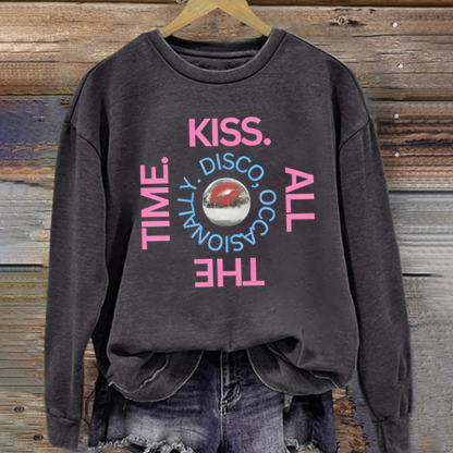 Retro Pop Concert Fan Disco Inspired Sweatshirt