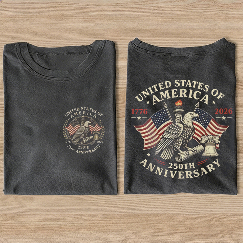 1776 2026 Land Of The Free Patriotic T-shirt