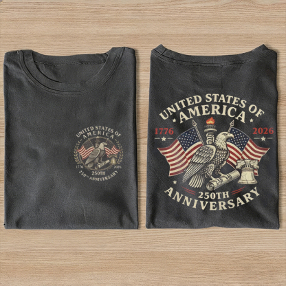 1776 2026 Land Of The Free Patriotic T-shirt