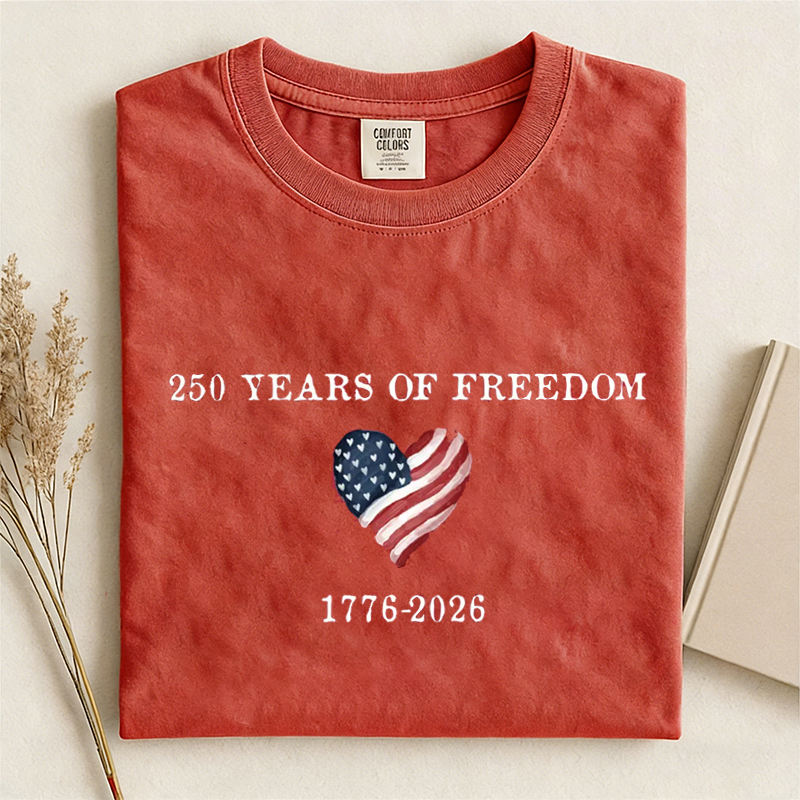 1776 2026 Land Of The Free Patriotic T-shirt