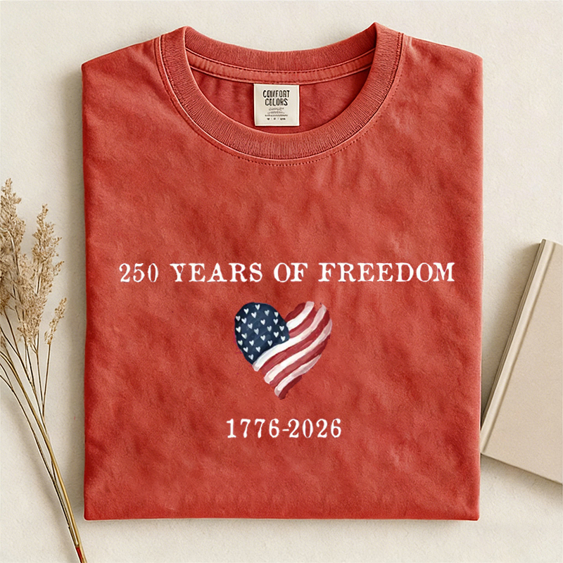 1776 2026 Land Of The Free Patriotic T-shirt