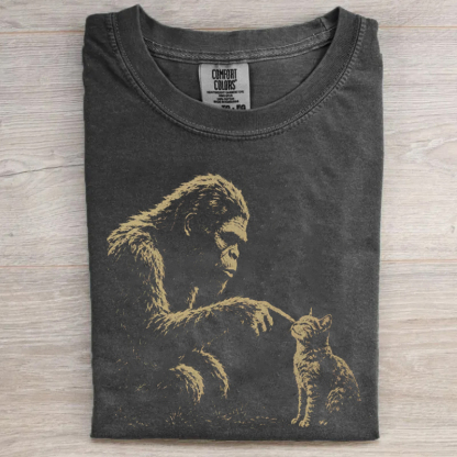 Bigfoot Booping Cat T-shirt