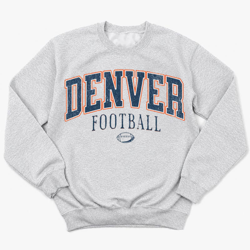 Denver Retro Football Sweatshirt