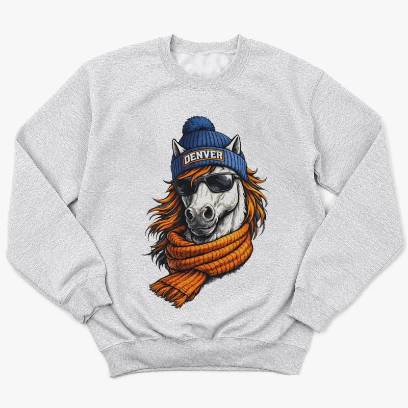 Denver Retro Football Sweatshirt
