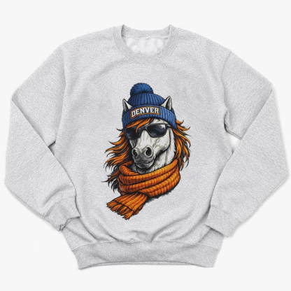 Denver Retro Football Sweatshirt