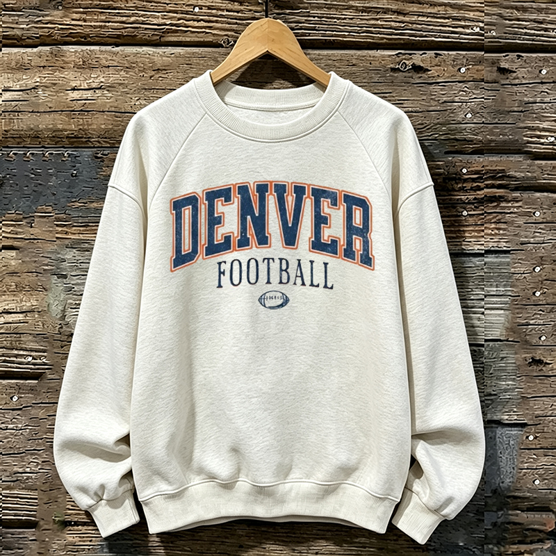 Denver Retro Football Sweatshirt