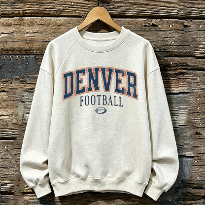 Denver Retro Football Sweatshirt