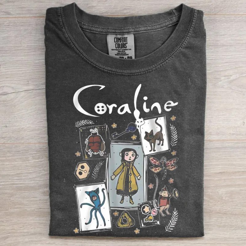 Scary Doll Halloween Vintage T-shirt