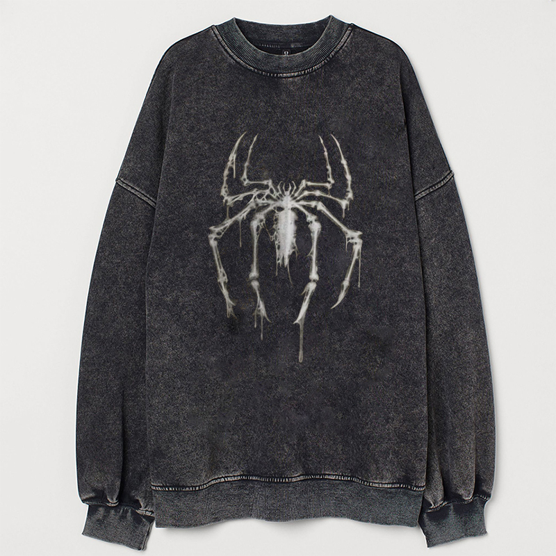 Vintage Spider Graphic Sweatshirt