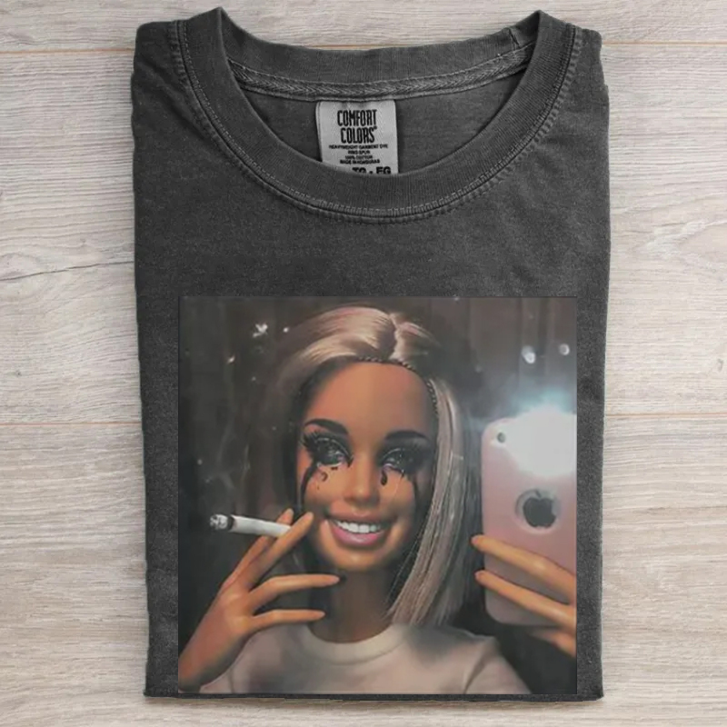 Funny Disgusting Doll face Meme T-shirt