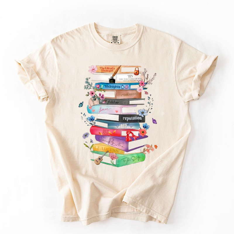 Music Album Book T-shirt