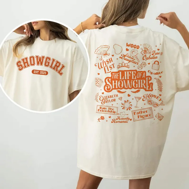 Orange Showgirl Era T-shirt