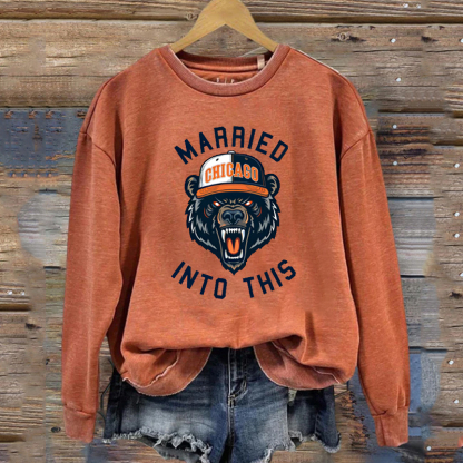 Retro Chicago Football Sweatshirt