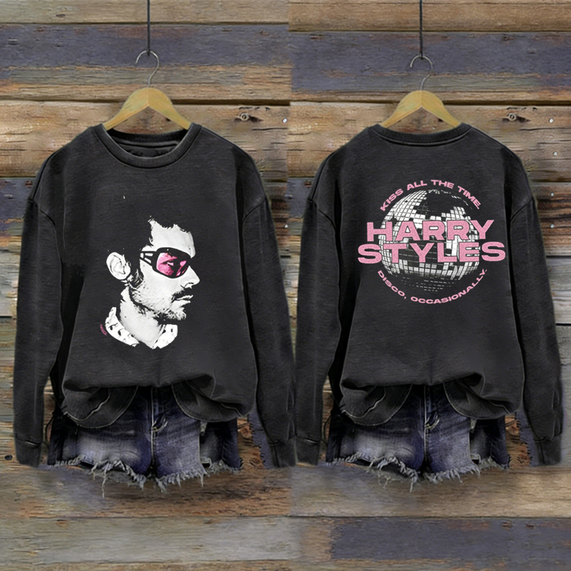 Retro Pop Concert Fan Disco Inspired Sweatshirt