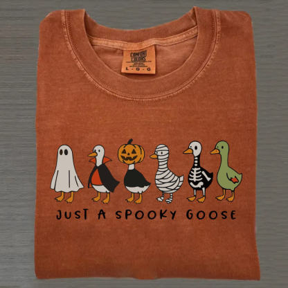 Spooky Goose Baby Comfort Colors T-shirt