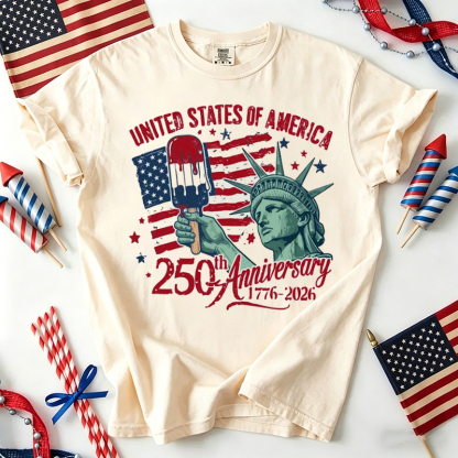 1776 2026 Land Of The Free Patriotic T-shirt