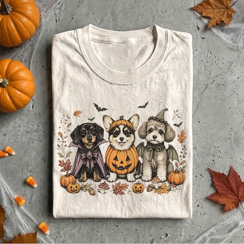 Halloween Dog Trio T-Shirt