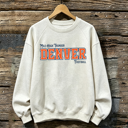 Denver Retro Football Sweatshirt