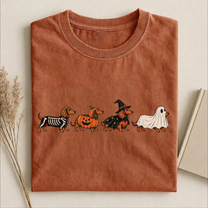 Halloween Dachshund  T-shirt
