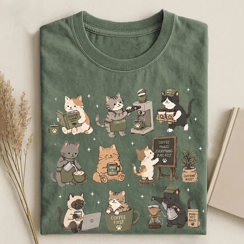 Coffee Cats T-shirt