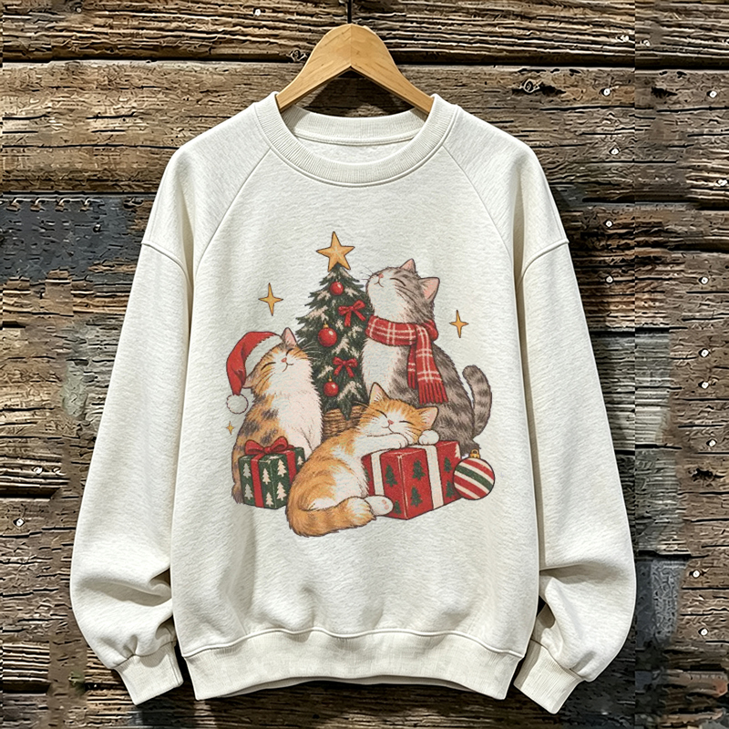 Cat Christmas Sweatshirt