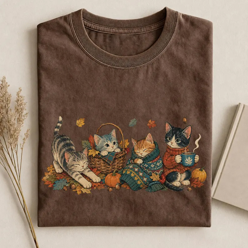 Fall Cat T-Shirt