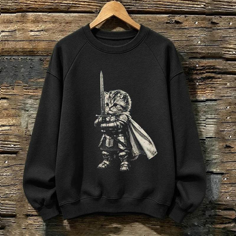 Medieval Cat Sweatshirt