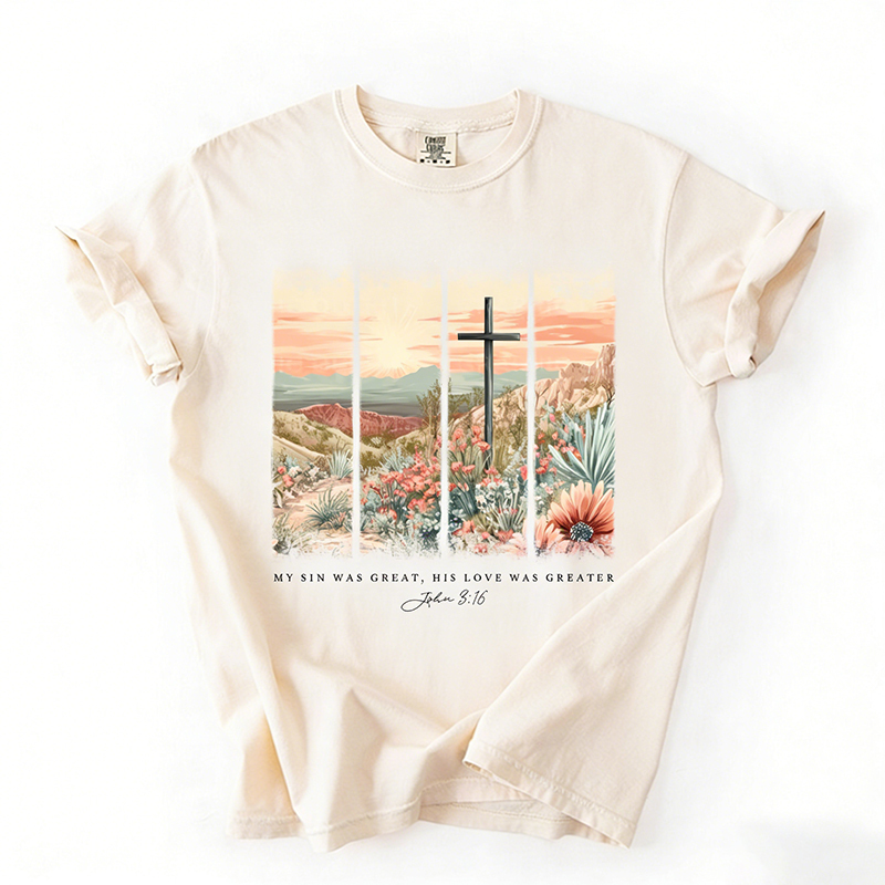 Christian Easter Cross T-shirt