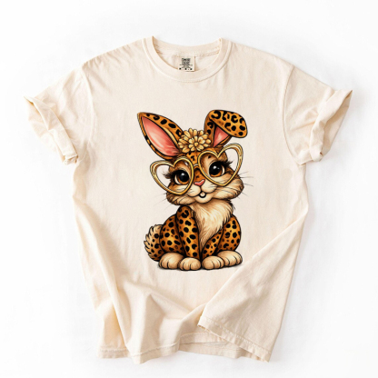 Easter Leopard Bunny T-shirt
