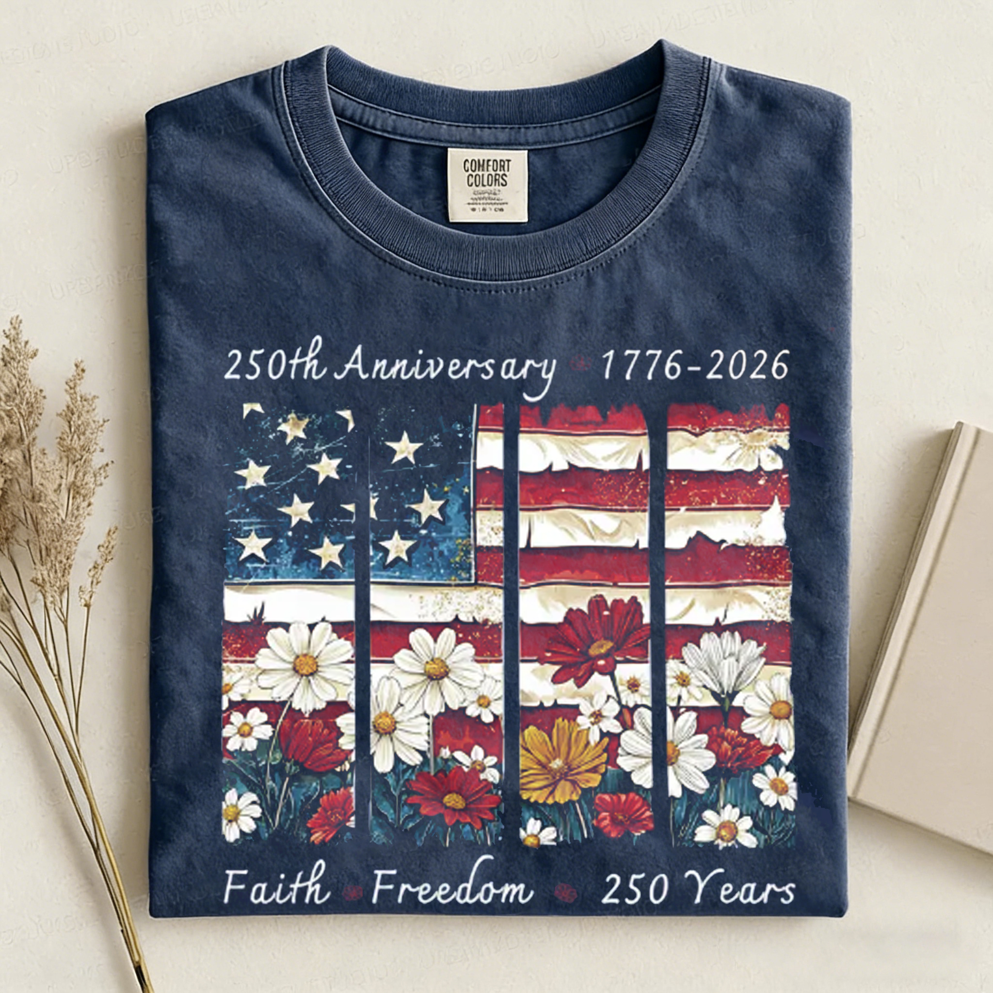 1776 2026 Land Of The Free Patriotic T-shirt