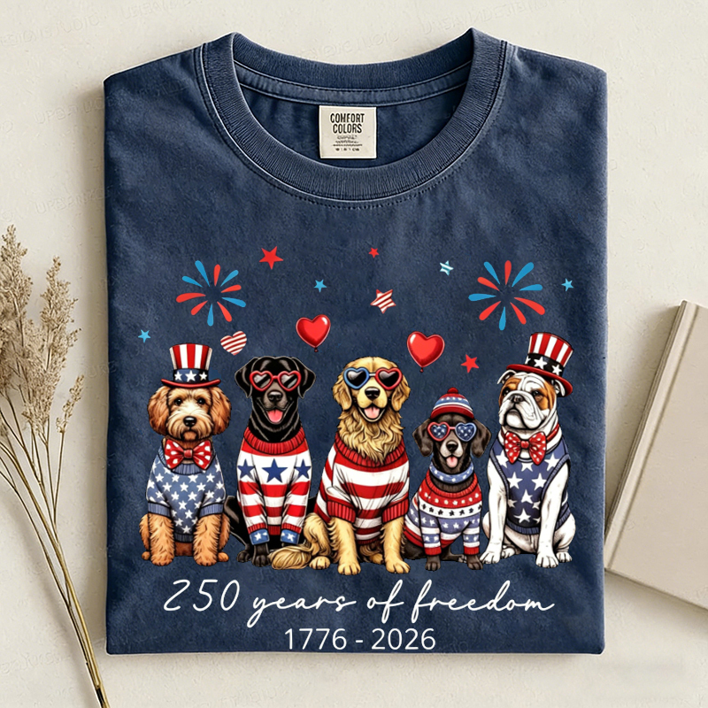 1776 2026 Land Of The Free Patriotic T-shirt