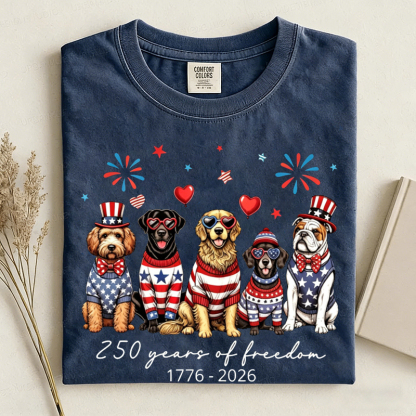 1776 2026 Land Of The Free Patriotic T-shirt