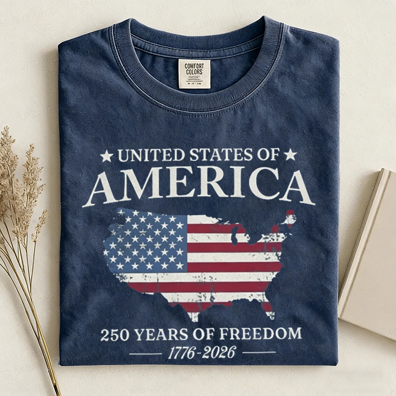 1776 2026 Land Of The Free Patriotic T-shirt
