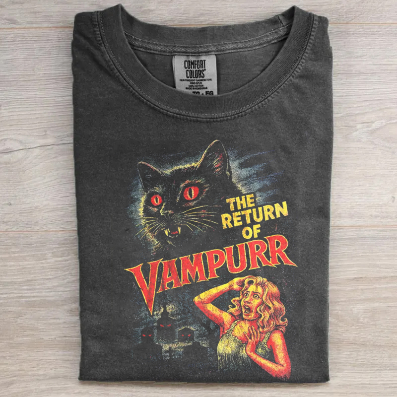 Vintage 90s Halloween Cat T-Shirt